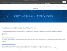 Tablet Screenshot of kristine-biehl.de